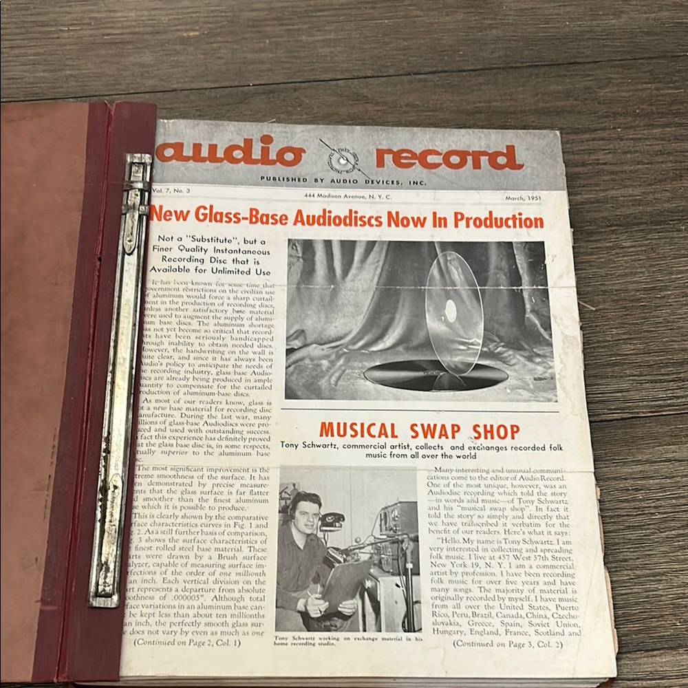 Vintage audio / radio disc tape magazines 1950’s rare interesting group